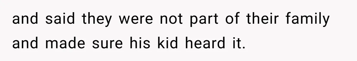 Parents Call Son's New Baby Their “First Grandchild”, Daughter Cancels Thanksgiving On The Spot and said they were not part of their family and made sure his kid heard it.