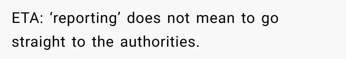 Mom Calls Out Teacher After He Makes Disturbing Comment About Her Daughter’s Body ETA: ‘reporting’ does not mean to go straight to the authorities.