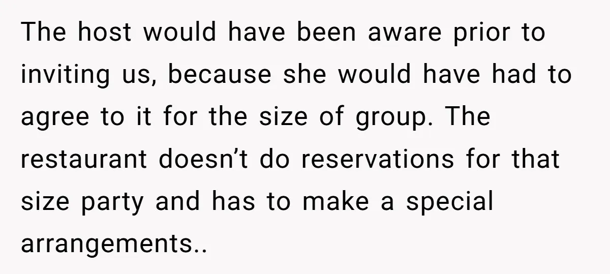 He Went to a Friend’s Birthday Dinner, Then Got Hit With an $1100 Bill He Never Agreed To The host would have been aware prior to inviting us, because she would have had to agree to it for the size of group. The restaurant doesn’t do reservations for...