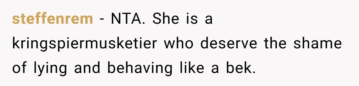 New Colleague Brags She’s Fluent In Three Languages, Native Speaker Exposes Her With One Sentence steffenrem − NTA. She is a kringspiermusketier who deserve the shame of lying and behaving like a bek.