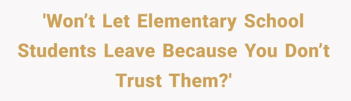 Strict Teacher Refuses Sick Child's Simple Water Request And Pays The Ultimate Price 'Won’t let elementary school students leave because you don’t trust them?'