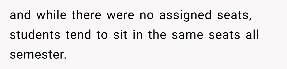 Senior Notices Cheater Invade Their Desk And Quietly Sets The Ultimate Finals Revenge Trap and while there were no assigned seats, students tend to sit in the same seats all semester.