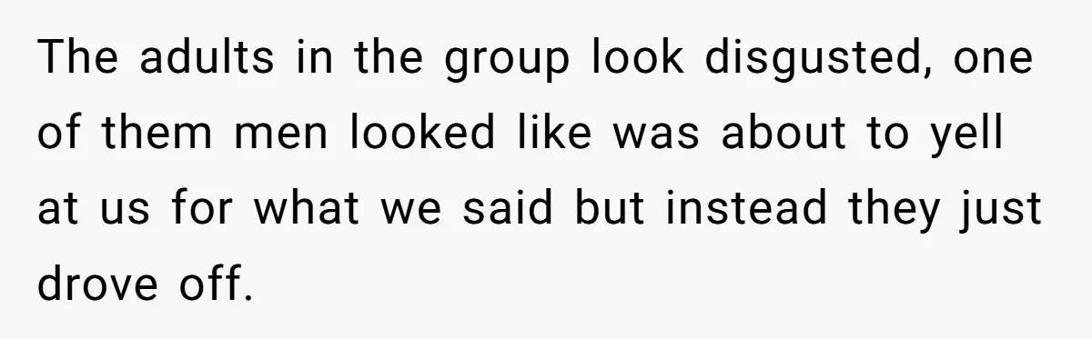 A Family Took Over Their Private Beach - Big Mistake The adults in the group look disgusted, one of them men looked like was about to yell at us for what we said but instead they just drove off.