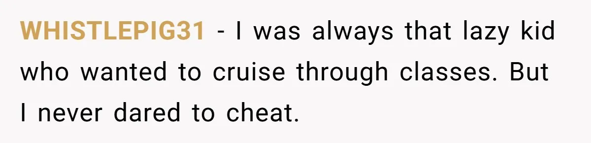 Senior Notices Cheater Invade Their Desk And Quietly Sets The Ultimate Finals Revenge Trap WHISTLEPIG31 − I was always that lazy kid who wanted to cruise through classes. But I never dared to cheat.
