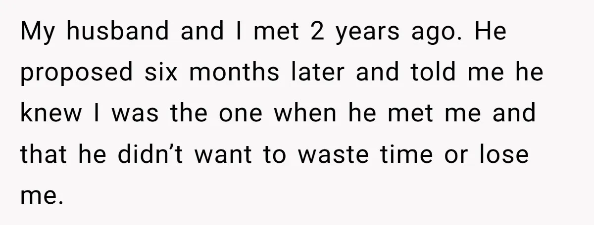 She Saw Her Husband Cry After Seeing His Ex - Now She Fears She Was Just the Replacement. My husband and I met 2 years ago. He proposed six months later and told me he knew I was the one when he met me and that he didn’t...