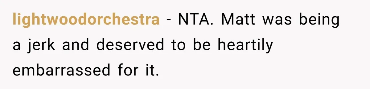 Host Shocks Game Night After Stranger Calls Her “Privileged” For Hiding Her Trauma lightwoodorchestra − NTA. Matt was being a jerk and deserved to be heartily embarrassed for it.