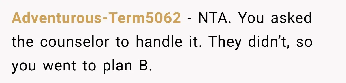 Bullies Mock Daughter’s Hair Loss, But Mom Fires Back With A Nuclear-Grade Comeback Adventurous-Term5062 − NTA. You asked the counselor to handle it. They didn’t, so you went to plan B.