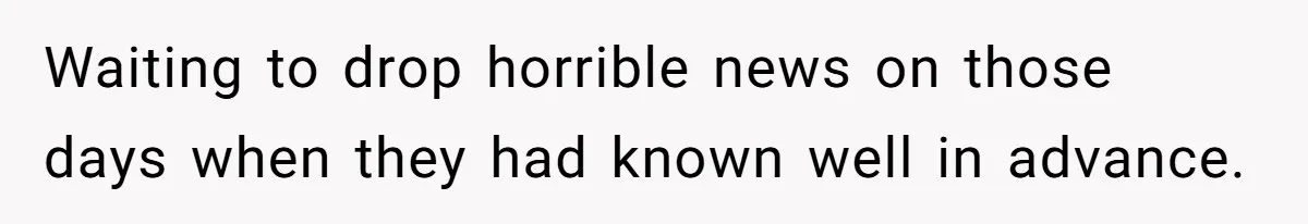 Son Cuts Parents Off Just Because They Keep Dropping Devastating News On His Biggest Days Waiting to drop horrible news on those days when they had known well in advance.