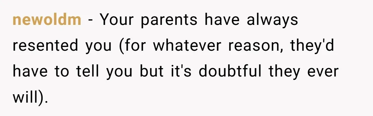 Son Cuts Parents Off Just Because They Keep Dropping Devastating News On His Biggest Days newoldm − Your parents have always resented you (for whatever reason, they'd have to tell you but it's doubtful they ever will).
