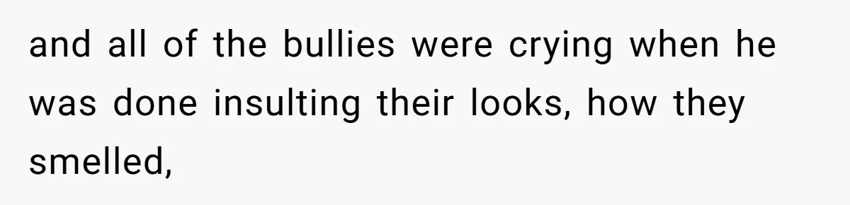 Bullies Mock Daughter’s Hair Loss, But Mom Fires Back With A Nuclear-Grade Comeback and all of the bullies were crying when he was done insulting their looks, how they smelled,