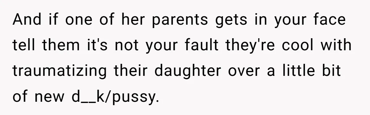 Bullies Mock Daughter’s Hair Loss, But Mom Fires Back With A Nuclear-Grade Comeback And if one of her parents gets in your face tell them it's not your fault they're cool with traumatizing their daughter over a little bit of new d__k/pussy.