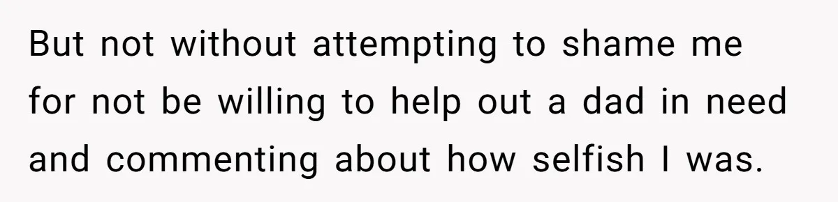 Plus-Size Woman Books Two Seats For Comfort, Gets Shamed For Not Sharing With Family But not without attempting to shame me for not be willing to help out a dad in need and commenting about how selfish I was.