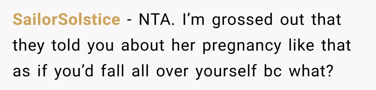 A Mom Walks Out After Her Ex Tricks Her Into Showing Up Two Hours Early for a Birthday Party. SailorSolstice − NTA. I’m grossed out that they told you about her pregnancy like that as if you’d fall all over yourself bc what?