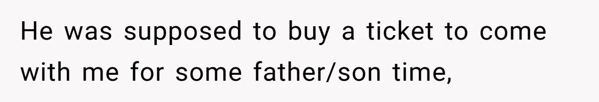 Son Publicly Cuts Off His Father At Graduation After Years Of Favouritism Blow Up In One Final Betrayal He was supposed to buy a ticket to come with me for some father/son time,