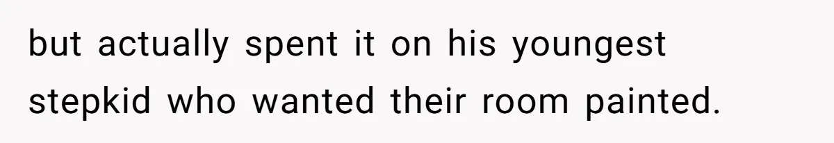 Son Publicly Cuts Off His Father At Graduation After Years Of Favouritism Blow Up In One Final Betrayal but actually spent it on his youngest stepkid who wanted their room painted.
