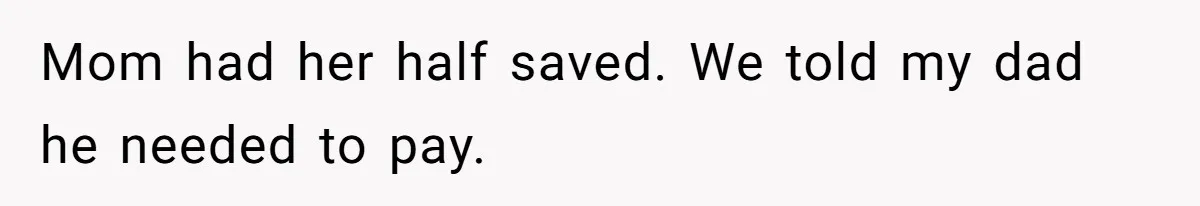 Son Publicly Cuts Off His Father At Graduation After Years Of Favouritism Blow Up In One Final Betrayal Mom had her half saved. We told my dad he needed to pay.