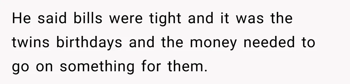 Son Publicly Cuts Off His Father At Graduation After Years Of Favouritism Blow Up In One Final Betrayal He said bills were tight and it was the twins birthdays and the money needed to go on something for them.