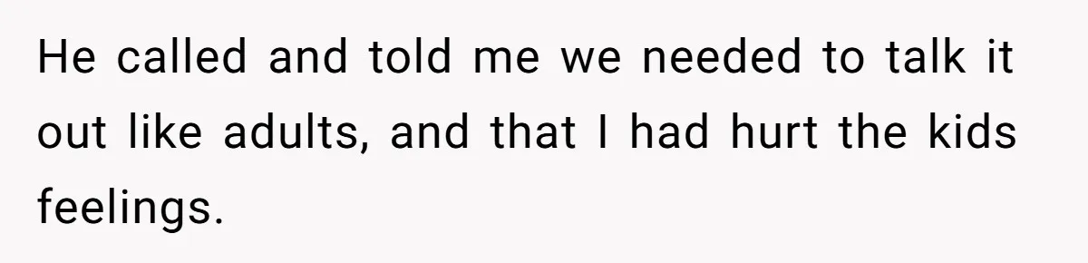 Son Publicly Cuts Off His Father At Graduation After Years Of Favouritism Blow Up In One Final Betrayal He called and told me we needed to talk it out like adults, and that I had hurt the kids feelings.