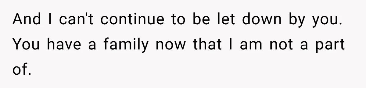 Son Publicly Cuts Off His Father At Graduation After Years Of Favouritism Blow Up In One Final Betrayal And I can't continue to be let down by you. You have a family now that I am not a part of.