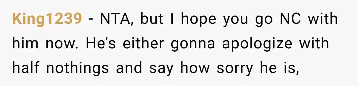 Son Publicly Cuts Off His Father At Graduation After Years Of Favouritism Blow Up In One Final Betrayal King1239 − NTA, but I hope you go NC with him now. He's either gonna apologize with half nothings and say how sorry he is,