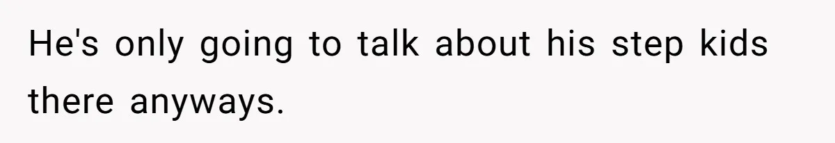 Son Publicly Cuts Off His Father At Graduation After Years Of Favouritism Blow Up In One Final Betrayal He's only going to talk about his step kids there anyways.