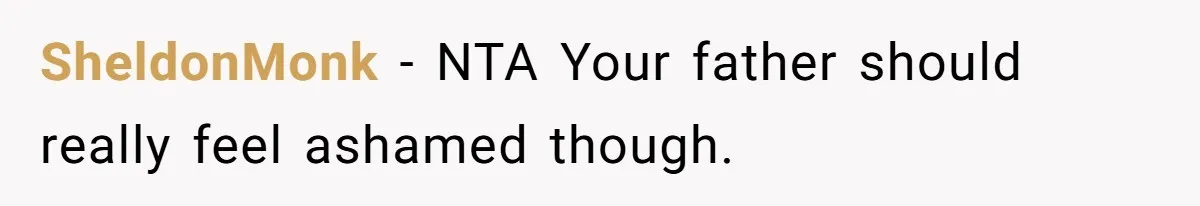 Son Publicly Cuts Off His Father At Graduation After Years Of Favouritism Blow Up In One Final Betrayal SheldonMonk − NTA Your father should really feel ashamed though.