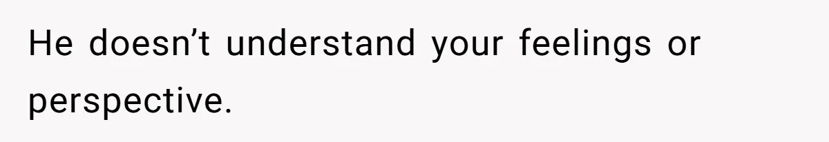 Son Publicly Cuts Off His Father At Graduation After Years Of Favouritism Blow Up In One Final Betrayal He doesn’t understand your feelings or perspective.