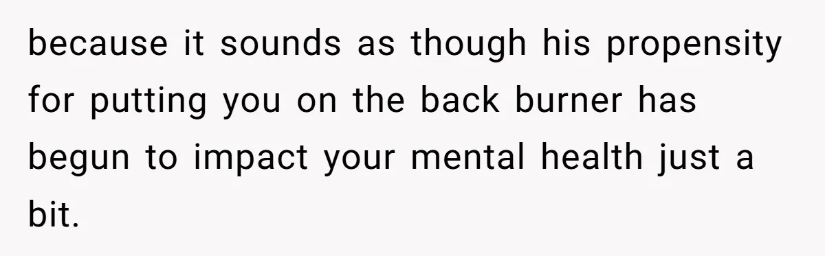 Son Publicly Cuts Off His Father At Graduation After Years Of Favouritism Blow Up In One Final Betrayal because it sounds as though his propensity for putting you on the back burner has begun to impact your mental health just a bit.