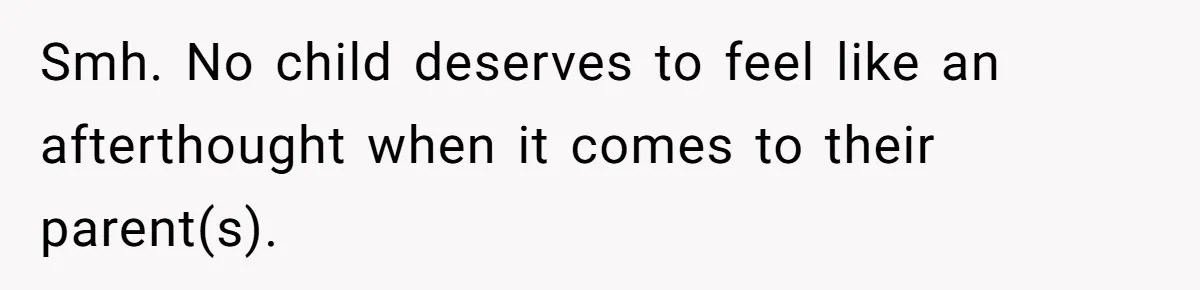 Son Publicly Cuts Off His Father At Graduation After Years Of Favouritism Blow Up In One Final Betrayal Smh. No child deserves to feel like an afterthought when it comes to their parent(s).