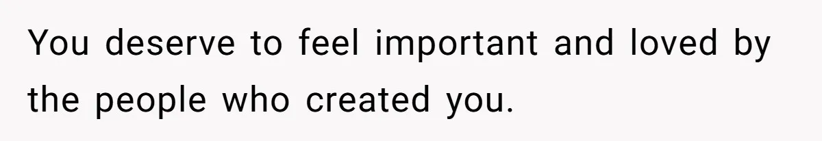 Son Publicly Cuts Off His Father At Graduation After Years Of Favouritism Blow Up In One Final Betrayal You deserve to feel important and loved by the people who created you.