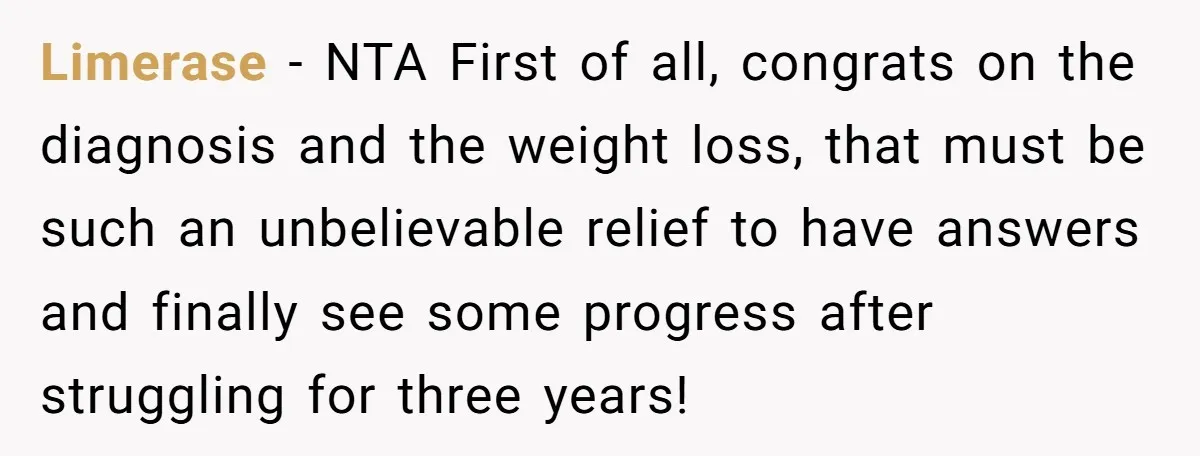 Plus-Size Woman Books Two Seats For Comfort, Gets Shamed For Not Sharing With Family Limerase − NTA First of all, congrats on the diagnosis and the weight loss, that must be such an unbelievable relief to have answers and finally see some progress after...