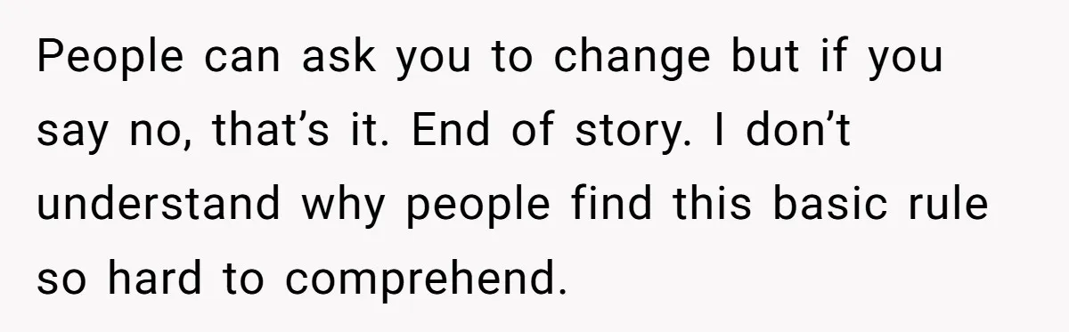Plus-Size Woman Books Two Seats For Comfort, Gets Shamed For Not Sharing With Family People can ask you to change but if you say no, that’s it. End of story. I don’t understand why people find this basic rule so hard to comprehend.