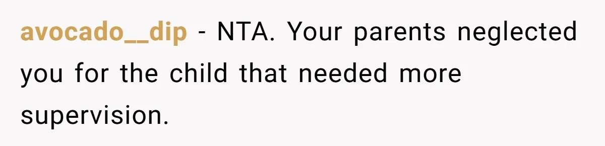 Teen Breaks Down After Being Told To Take Care Of Disabled Sister Forever avocado__dip − NTA. Your parents neglected you for the child that needed more supervision.