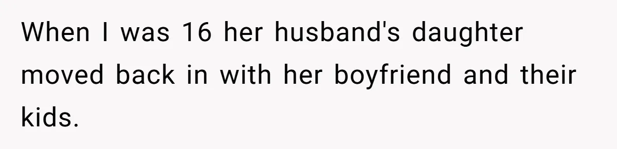 She Told Her Mother That Her Stepfamily Was Not Her Family - And Didn’t Owe Them a Penny When I was 16 her husband's daughter moved back in with her boyfriend and their kids.