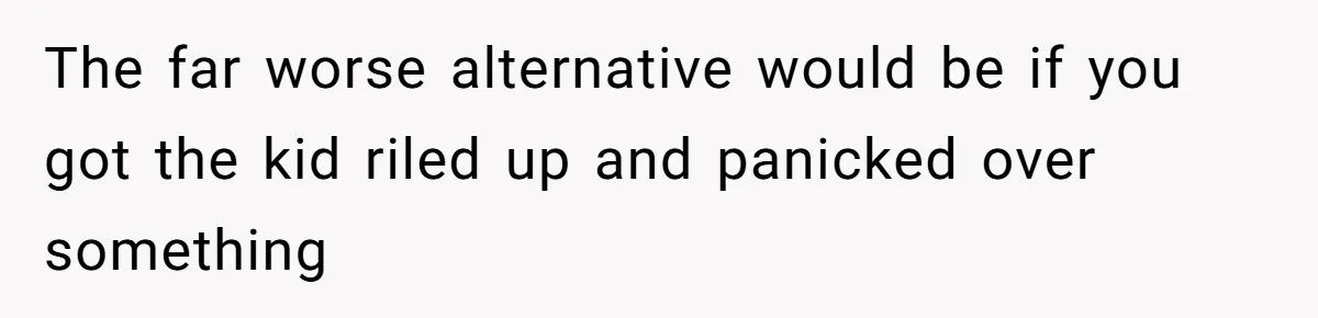 Niece Swallows AirPod, Aunt Connects AirPod To Phone And Tries To Hear It Through Her Stomach The far worse alternative would be if you got the kid riled up and panicked over something