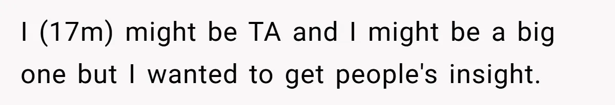 He Shrugged at His Dad’s Wife When She Demanded All of His Money I (17m) might be TA and I might be a big one but I wanted to get people's insight.