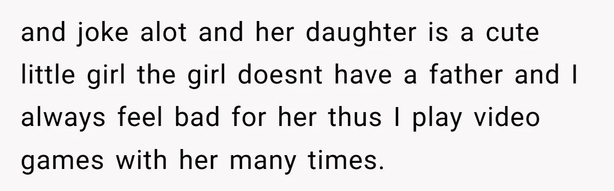 Man Rejects Wife’s Advances After She Believes Child’s Drawing Proves Infidelity and joke alot and her daughter is a cute little girl the girl doesnt have a father and I always feel bad for her thus I play video games with...