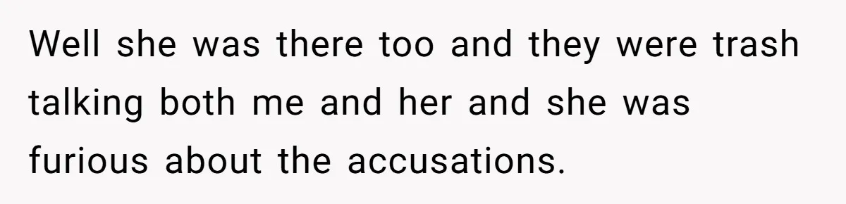 Man Rejects Wife’s Advances After She Believes Child’s Drawing Proves Infidelity Well she was there too and they were trash talking both me and her and she was furious about the accusations.