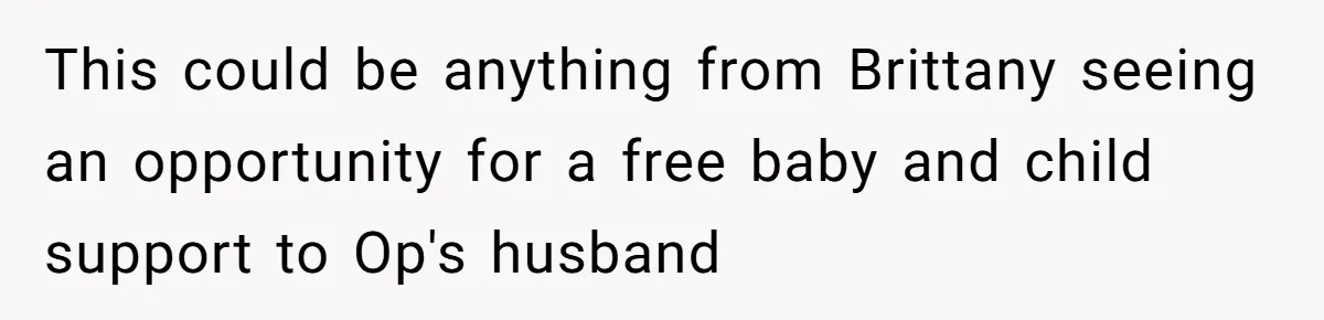 Surrogate Tried To Rewrite All The Rules, So Woman Reminded Her Whose Baby It Really Is This could be anything from Brittany seeing an opportunity for a free baby and child support to Op's husband