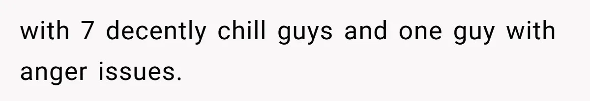 Coworker Explodes After Engineer Calls Him “Emotional,” Office Quietly Takes Her Side with 7 decently chill guys and one guy with anger issues.