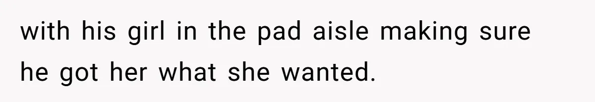 Boyfriend Refuses To Buy Pads, Girlfriend Calls Out His “Fragile Masculinity” with his girl in the pad aisle making sure he got her what she wanted.
