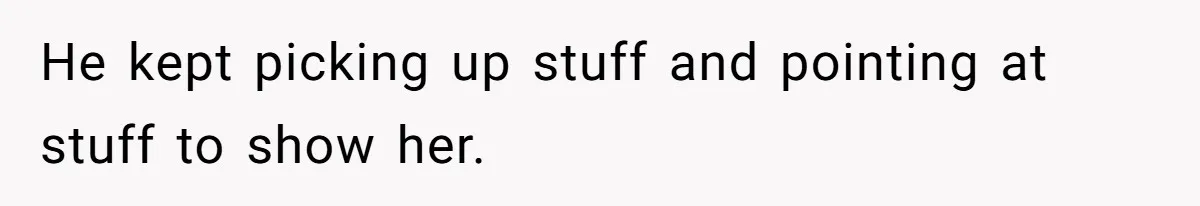 Boyfriend Refuses To Buy Pads, Girlfriend Calls Out His “Fragile Masculinity” He kept picking up stuff and pointing at stuff to show her.