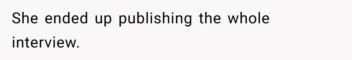 Author Tells Student The Truth About School Bullying, Community Explodes After Teacher Loses Lifetime Award She ended up publishing the whole interview.