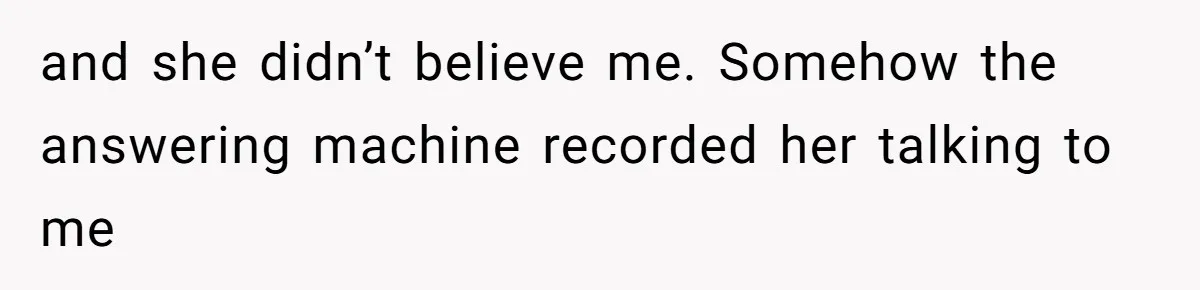 Husband Films Wife Stealing All His Fries, She Explodes Then Turns Her Anger On Their Son and she didn’t believe me. Somehow the answering machine recorded her talking to me