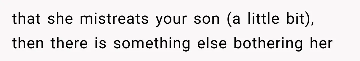 Husband Films Wife Stealing All His Fries, She Explodes Then Turns Her Anger On Their Son that she mistreats your son (a little bit), then there is something else bothering her