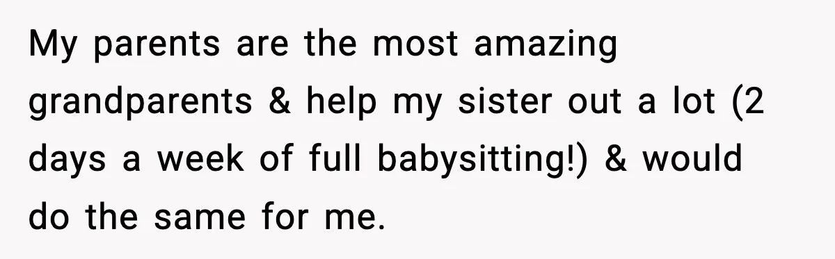 Young Mom Flees to Canada With Her Kids and Her In-Laws Call It a Betrayal My parents are the most amazing grandparents & help my sister out a lot (2 days a week of full babysitting!) & would do the same for me.