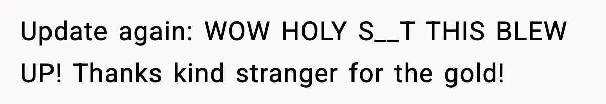 Guy Refuses To Pay Tinder Date’s Dinner After She Vanishes, Bartender Shares Shocking News Update again: WOW HOLY S__T THIS BLEW UP! Thanks kind stranger for the gold!