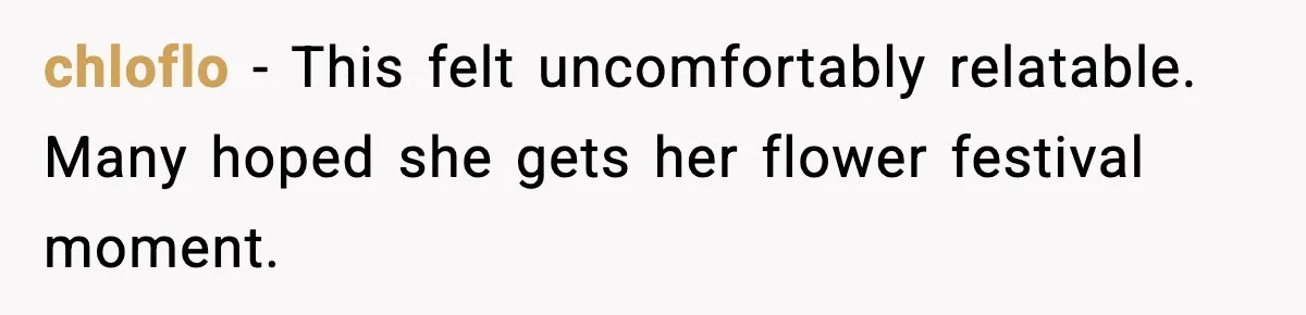 Woman Confronts Her Life After Illness While Husband Chases His Past Love chloflo - This felt uncomfortably relatable. Many hoped she gets her flower festival moment.