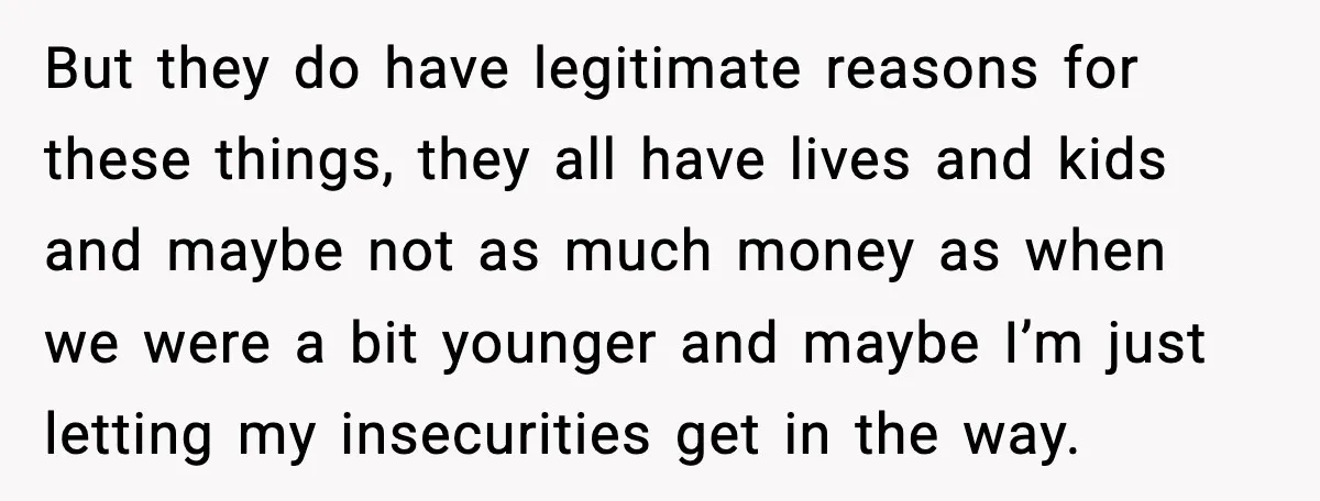 Bride Calls Out Friends After They Offer an $8 Gift and Skip Her Wedding But they do have legitimate reasons for these things, they all have lives and kids and maybe not as much money as when we were a bit younger and maybe...
