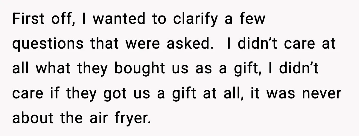 Bride Calls Out Friends After They Offer an $8 Gift and Skip Her Wedding First off, I wanted to clarify a few questions that were asked. I didn’t care at all what they bought us as a gift, I didn’t care if they got...